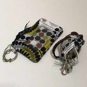 Vera Bradley ZIP ID LANYARD SET